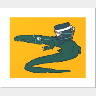 Alligator Ninja Posters and Art